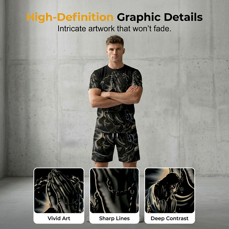 ☀️ 50% RABATT! 👕 Stylisches 2-teiliges Set für Herren – bequem, vielseitig & perfekt für warme Tage