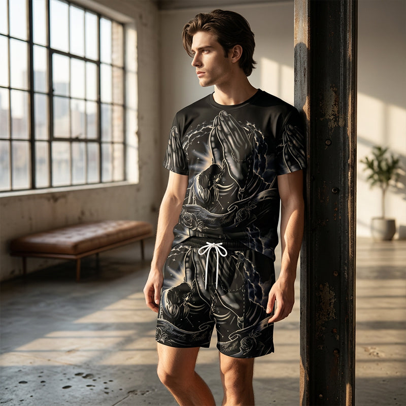 ☀️ 50% RABATT! 👕 Stylisches 2-teiliges Set für Herren – bequem, vielseitig & perfekt für warme Tage