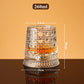 ✨ Luxe Draaiend Drinkglas – Het Perfecte Cadeau voor Whisky Liefhebbers 🥃