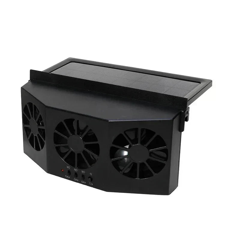 🚗 Solar Auto Koelventilator – Ventilatie & Frissere Lucht in de Auto 🌿
