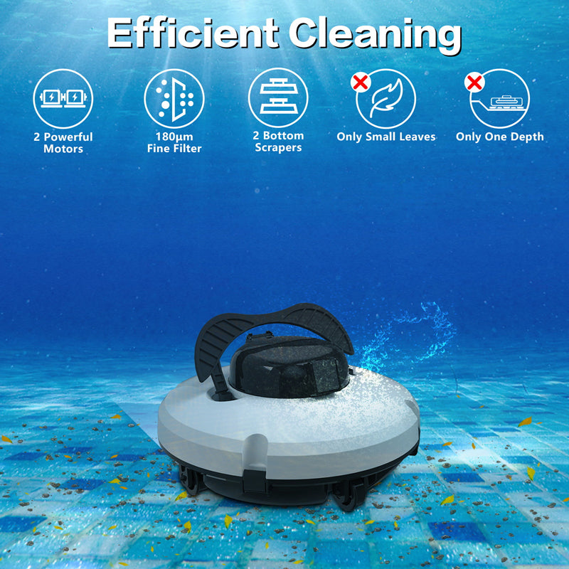 🤖 Draadloze Robotzwembadreiniger – Automatisch Schoonmaken Zonder Gedoe 🌊✨