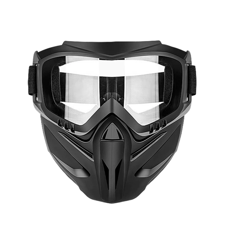 Afneembaar volgelaatsbrilmasker