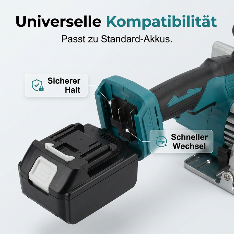 ⚡🛠️ Hogesnelheids Accucirkelzaag met Borstelloze Motor – Krachtig & Draadloos