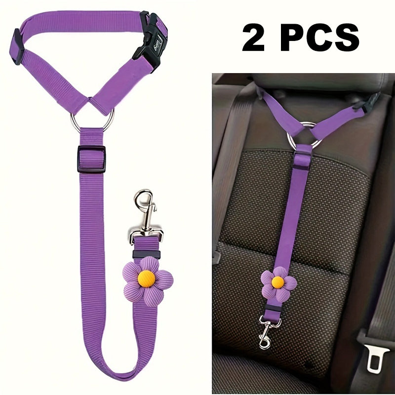 🐶 2-in-1 Hondenautogordel & Wandelriem – Veilig en Handig Onderweg 🚗✨