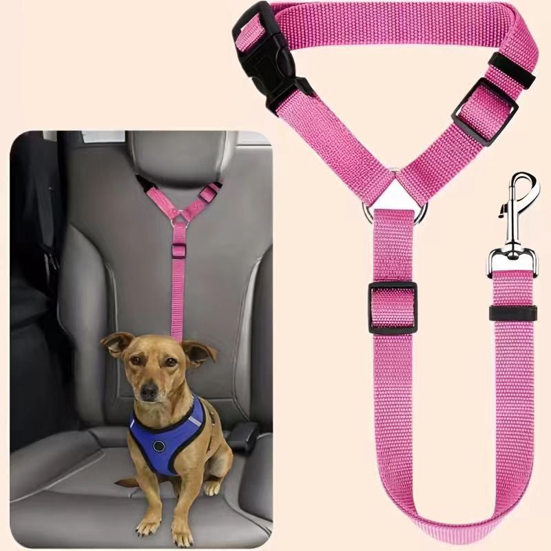 🐶 2-in-1 Hondenautogordel & Wandelriem – Veilig en Handig Onderweg 🚗✨
