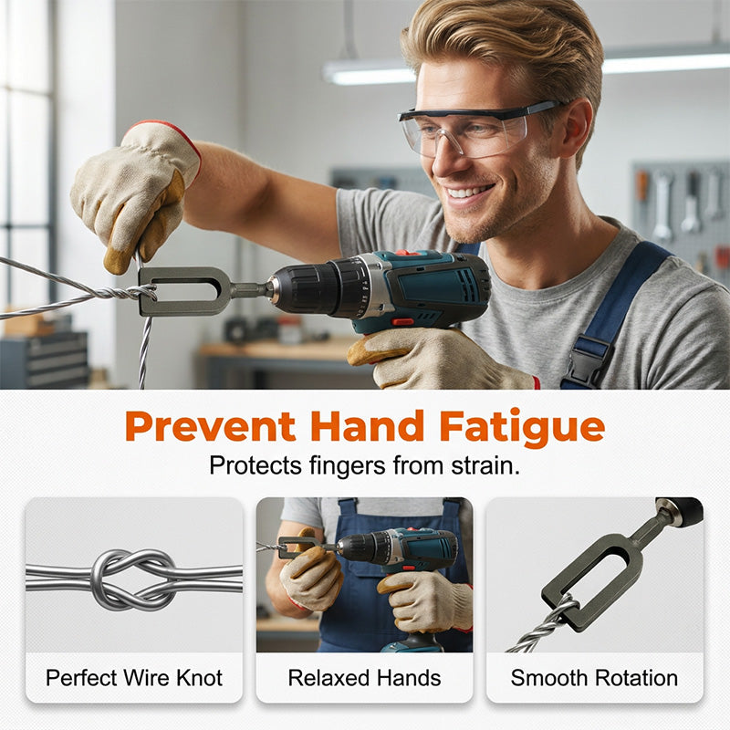 🎁 Vaderdagaanbieding – KOOP 1, KRIJG 1 GRATIS – Automatische draadtwister – maak handmatig draaien verleden tijd! 👨‍🔧🔧