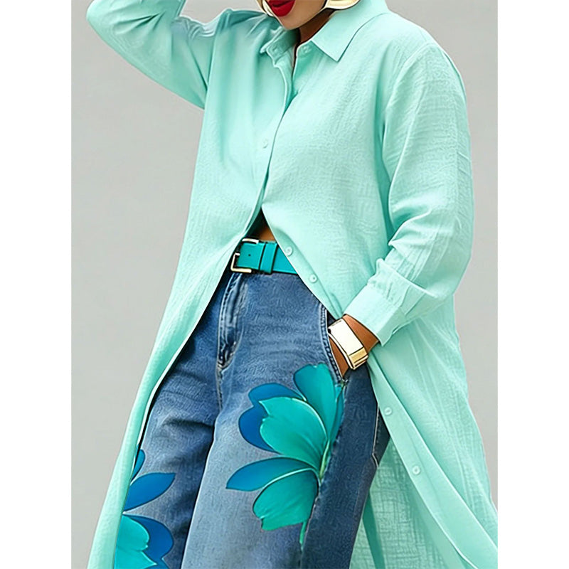 ✨TIJDELIJKE ACTIE🎀 Lange kraagjurk, uniek ontwerp & twee draagwijzen 👗