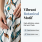 👗 Dames Zijknoop Top & Geprint Broek Set – Elegant Lounge 2-delig | Lichtblauw & Lichtgroen | S-5XL