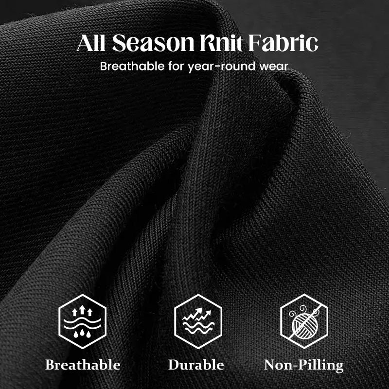 👖Herenbroek met elastische tailleband en trekkoord, recht model