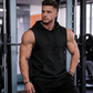 🔥 Mouwloze sporttop met capuchon💧 Vochtafvoerend · Sneldrogend en wrijvingsbestendig🧢 Capuchon biedt bescherming tegen de zon en wind · 🏋️ Geschikt voor gewichtheffen, hardlopen en vrijetijdsbesteding