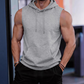🔥 Mouwloze sporttop met capuchon💧 Vochtafvoerend · Sneldrogend en wrijvingsbestendig🧢 Capuchon biedt bescherming tegen de zon en wind · 🏋️ Geschikt voor gewichtheffen, hardlopen en vrijetijdsbesteding