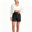 💃50% KORTING✨ Damesshort met hoge taille – buikcorrigerend & 4-way stretch – heerlijk zacht ☁️