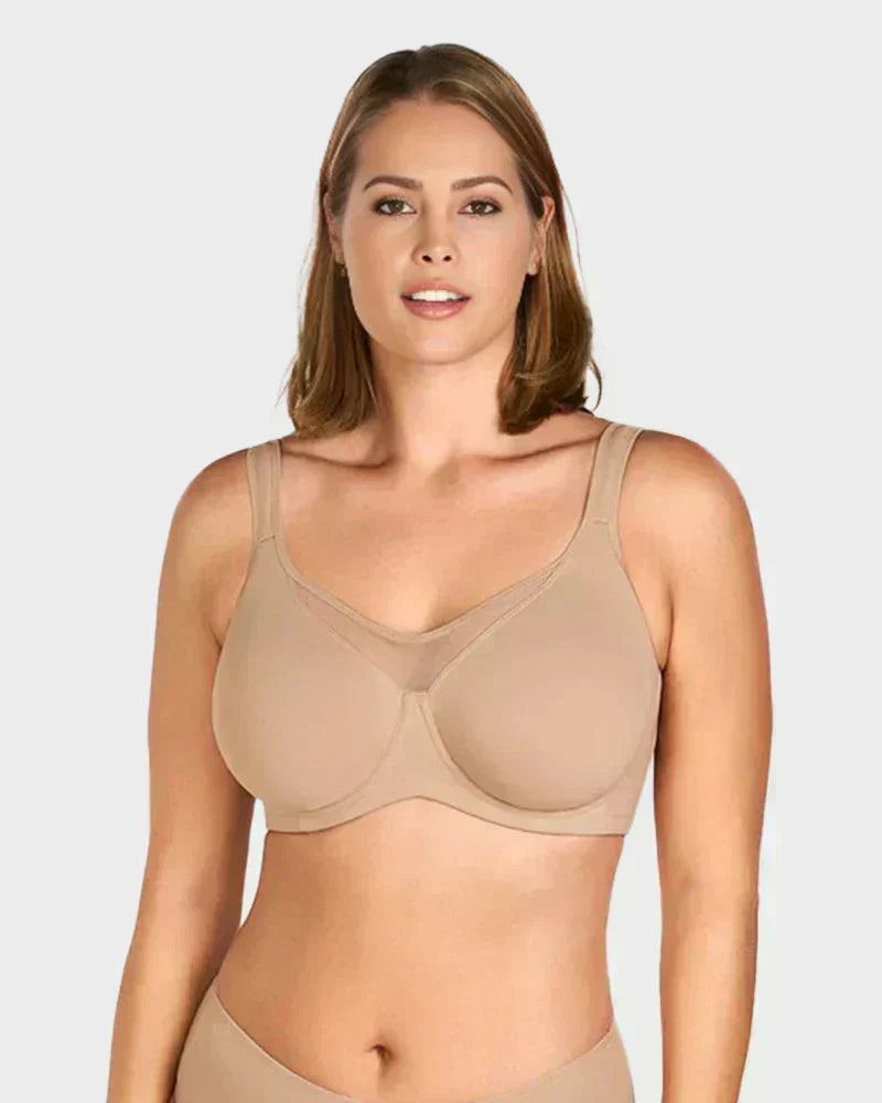 🌸🕊️ Elegante, lichte BH voor dames met volledige bedekking in grote maten 💪📏✨