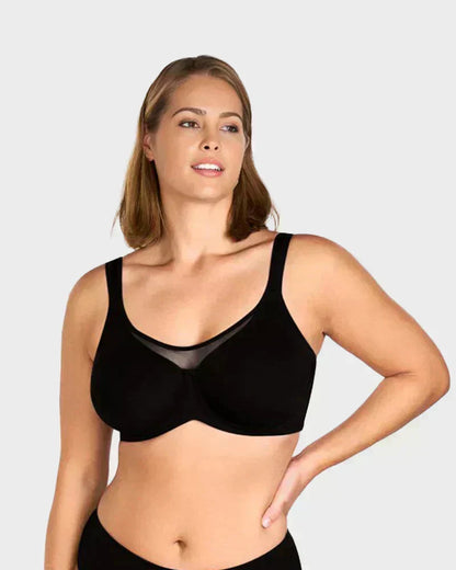 🌸🕊️ Elegante, lichte BH voor dames met volledige bedekking in grote maten 💪📏✨