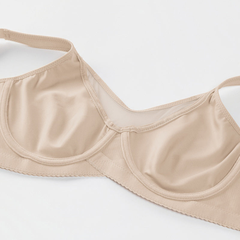 🌸🕊️ Elegante, lichte BH voor dames met volledige bedekking in grote maten 💪📏✨
