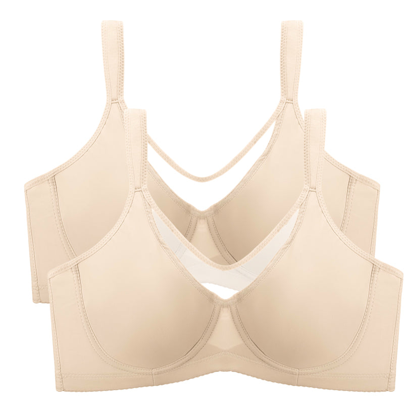 🌸🕊️ Elegante, lichte BH voor dames met volledige bedekking in grote maten 💪📏✨
