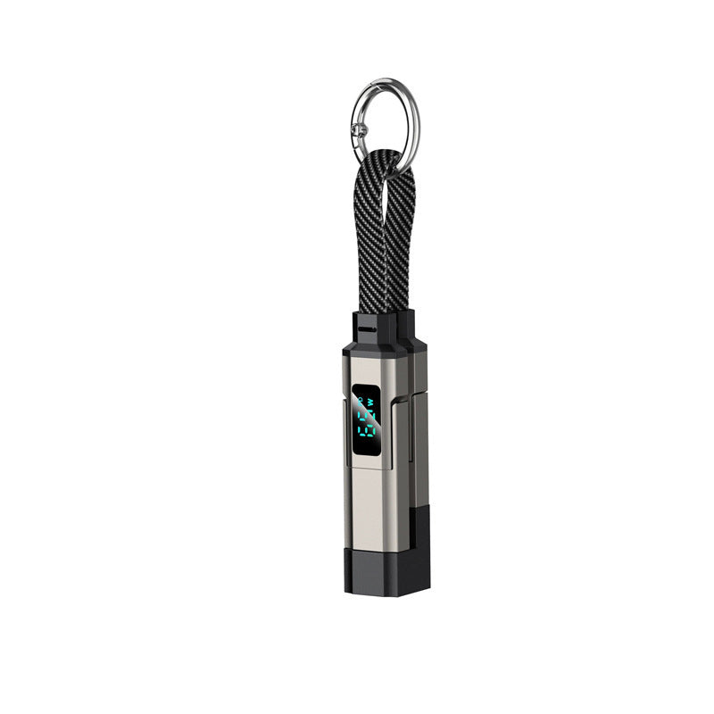 🔥 HETE VERKOOP50% KORTING 🔥 4-in-1 digitale display sleutelhanger laadkabel