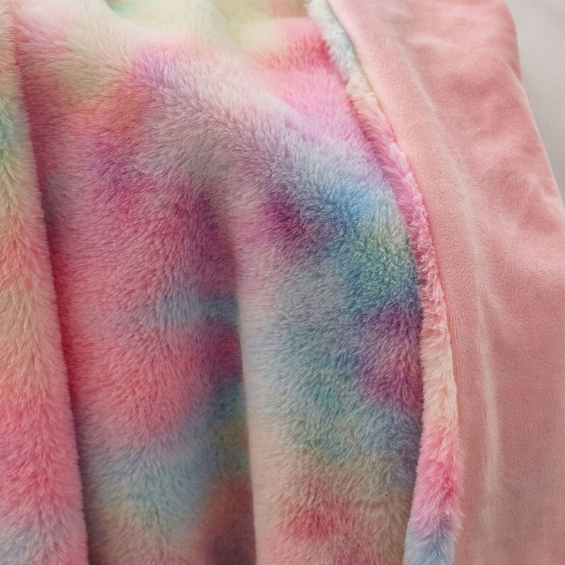 ❄️ZOMERSPECIALE AANBIEDING 50 % KORTING🌀 Ultrazachte pluche deken in tie-dye-look