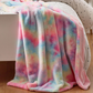 ❄️ZOMERSPECIALE AANBIEDING 50 % KORTING🌀 Ultrazachte pluche deken in tie-dye-look