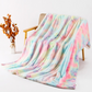 ❄️ZOMERSPECIALE AANBIEDING 50 % KORTING🌀 Ultrazachte pluche deken in tie-dye-look