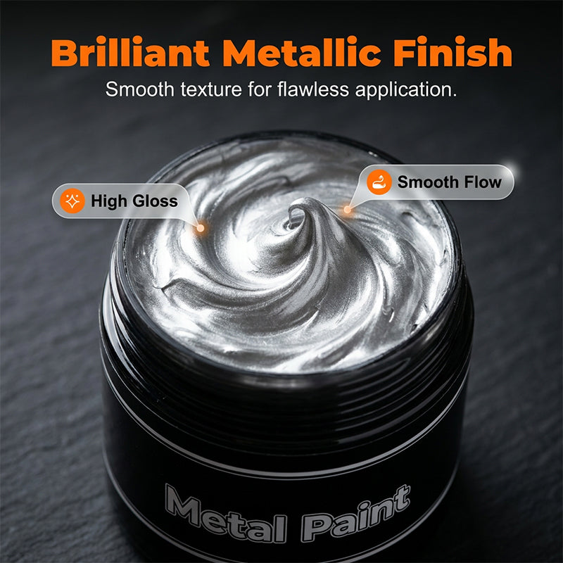 50 g sneldrogende zilver-metallicverf