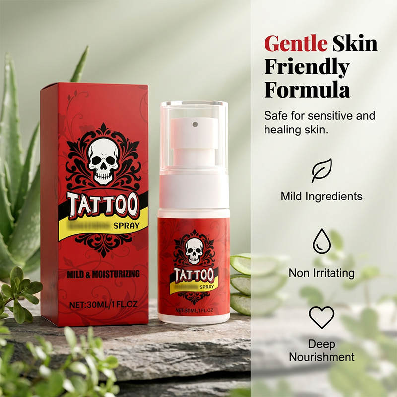 🖋️✨ Hydraterende Spray voor Nazorg na een Tatoeage – Verfrist, Verzacht & Verzorgt
