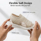 Ademende gebreide plateausandalen voor dames