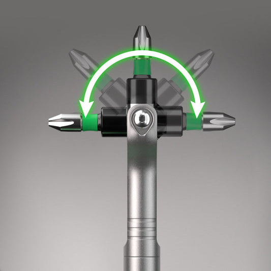 Universele magnetische ratelschroevendraaier