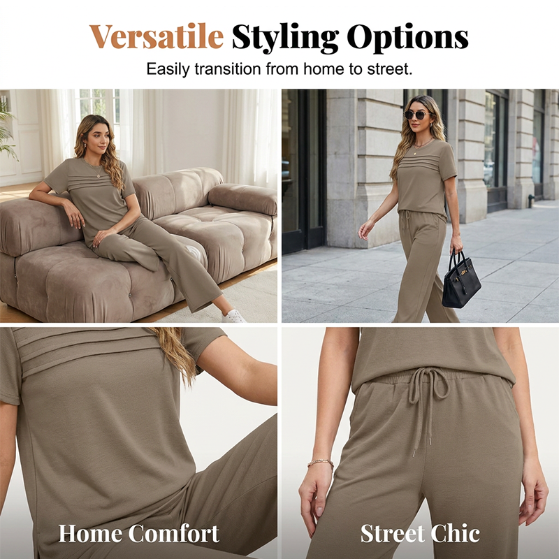 🔥Bestsellers van 2026👚2-delige loungewear-set voor dames