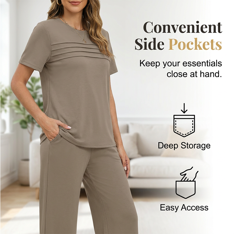 🔥Bestsellers van 2026👚2-delige loungewear-set voor dames