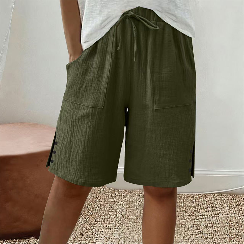 🌞 50% KORTING 🌿 Dames Knie-Lange Zomershort 👖 Comfort & Stijl