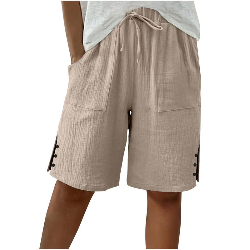🌞 50% KORTING 🌿 Dames Knie-Lange Zomershort 👖 Comfort & Stijl
