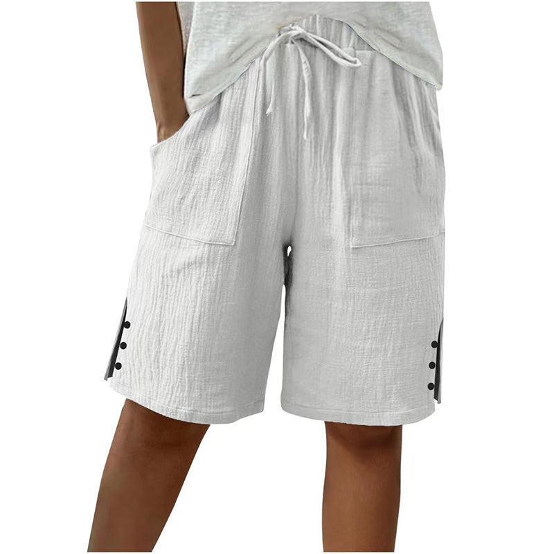 🌞 50% KORTING 🌿 Dames Knie-Lange Zomershort 👖 Comfort & Stijl
