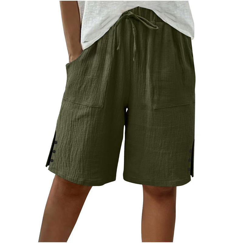 🌞 50% KORTING 🌿 Dames Knie-Lange Zomershort 👖 Comfort & Stijl