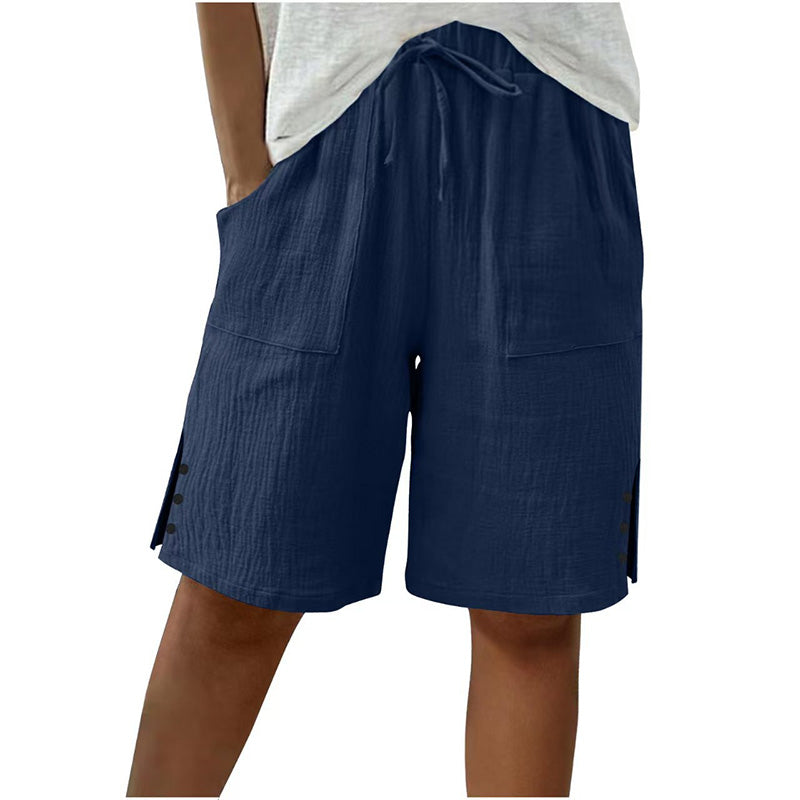 🌞 50% KORTING 🌿 Dames Knie-Lange Zomershort 👖 Comfort & Stijl