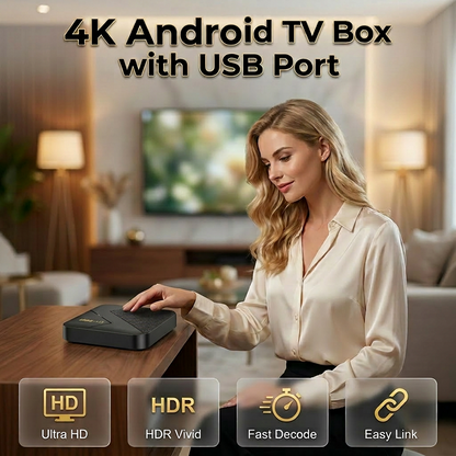 ⏳🔥TIJDELIJKE AANBIEDING: 50% KORTING! Android TV-box met Bluetooth