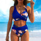 🌸👙🌊 Dames bikini set met bloemenprint en hoge taille 🩱💐🌞