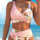 🌸👙🌊 Dames bikini set met bloemenprint en hoge taille 🩱💐🌞