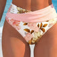 🌸👙🌊 Dames bikini set met bloemenprint en hoge taille 🩱💐🌞