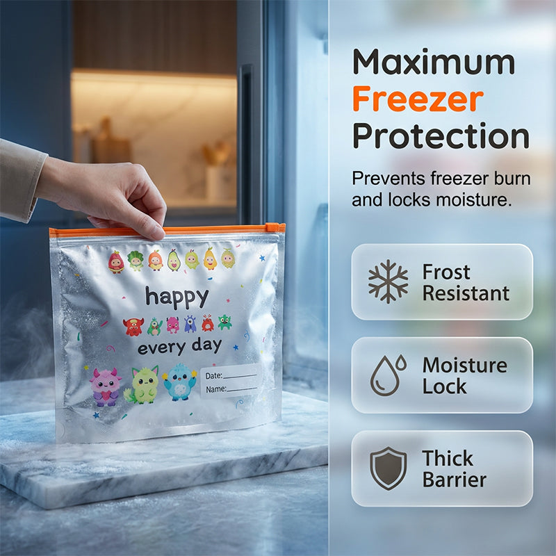 ⏰🎁Herbruikbare, afsluitbare bewaarzakjes van aluminiumfolie (10 stuks)