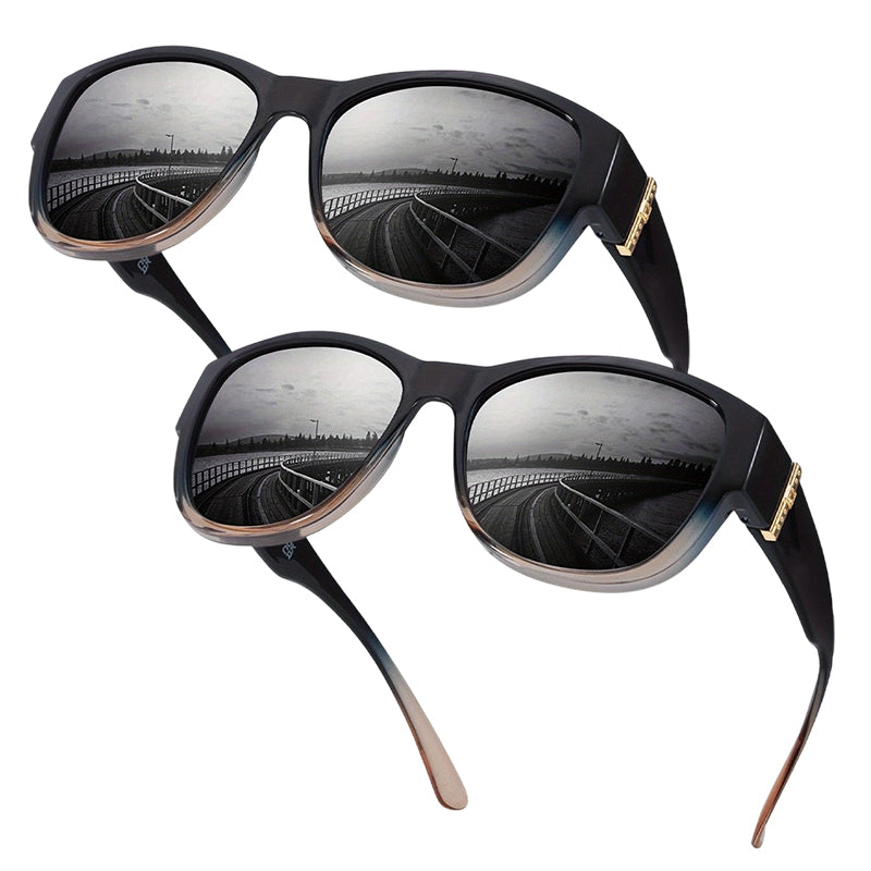 🕶️👓 50% KORTING! Brildragers opgelet: deze oversized zonnebril schuift over je eigen bril en je ziet eruit als een filmster – geen dure clip-on, geen geknipper met lenzen!