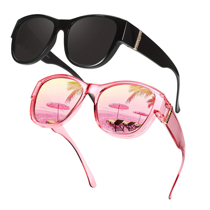 🕶️👓 50% KORTING! Brildragers opgelet: deze oversized zonnebril schuift over je eigen bril en je ziet eruit als een filmster – geen dure clip-on, geen geknipper met lenzen!