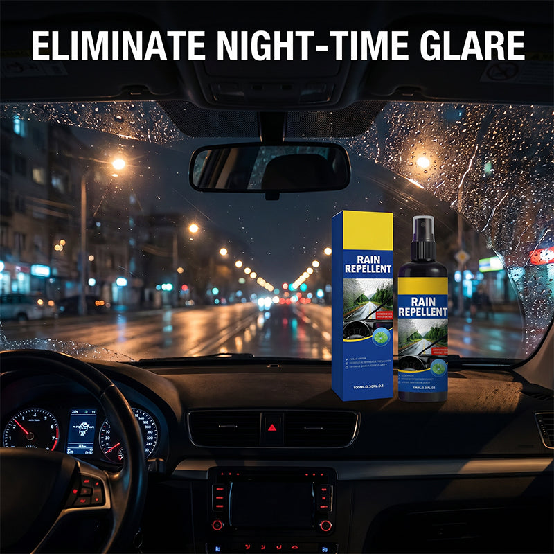 🚗 KOOP 2, KRIJG 1 GRATIS! Kristalheldere Regenafstotende Spray – Voor Een Helder Zicht in de Regen 🌧️