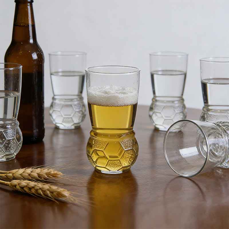 ⚽️Populair tijdens het WK🎉Craftbierglas in de vorm van een voetbal