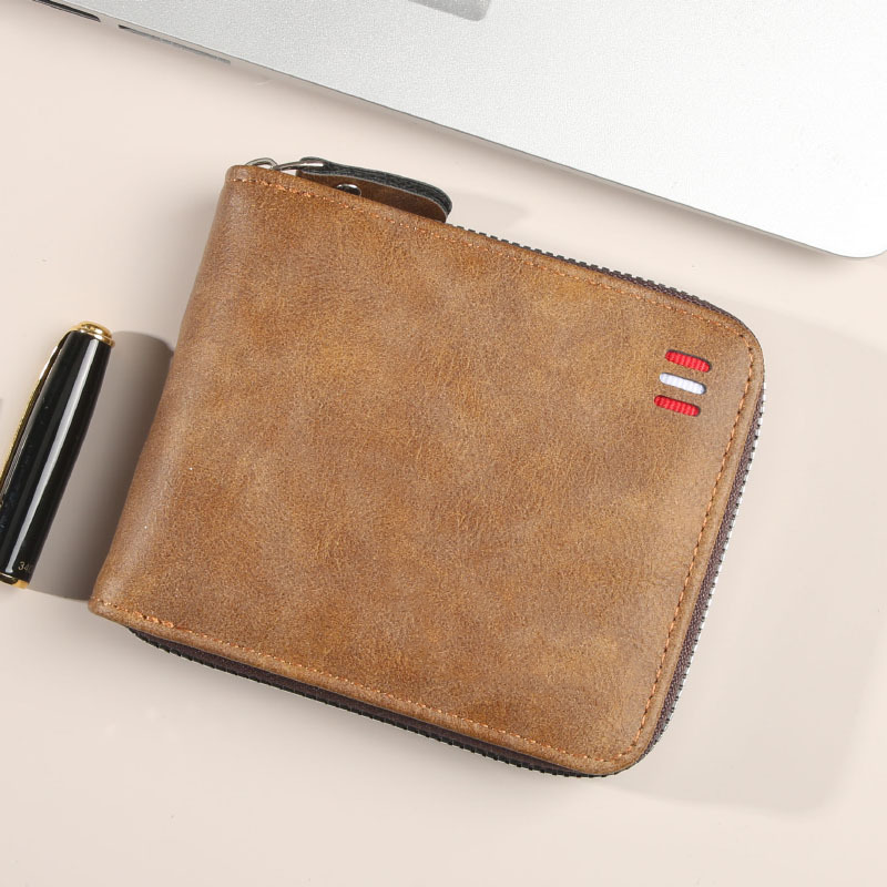 Heren casual vintage vierkante portemonnee