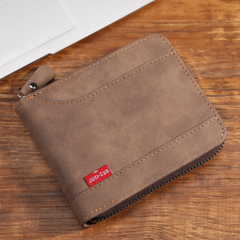 Heren casual vintage vierkante portemonnee