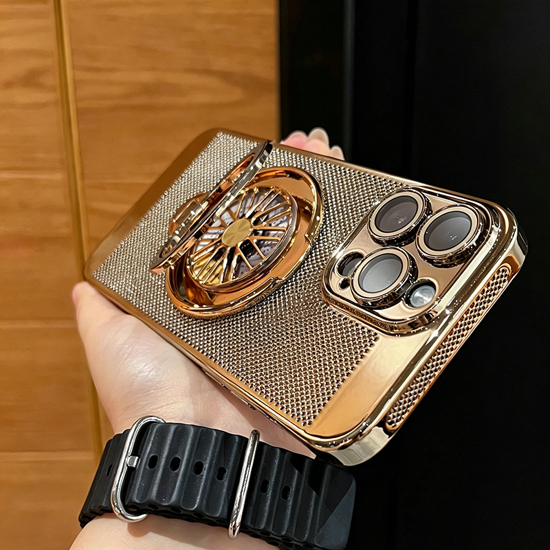 📱 Magnetisch telefoonhoesje met draaibare ring en warmteafvoer