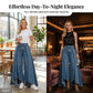🔥Superaanbieding: 50% KORTING🔥Damesjeans met hoge taille, wijde pijpen en een asymmetrische zoom