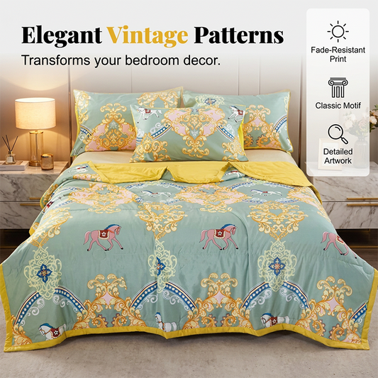 🎉🔥Bestsellers van 2026🛏️Lichtgewicht zomerdekbed met bloemenprint