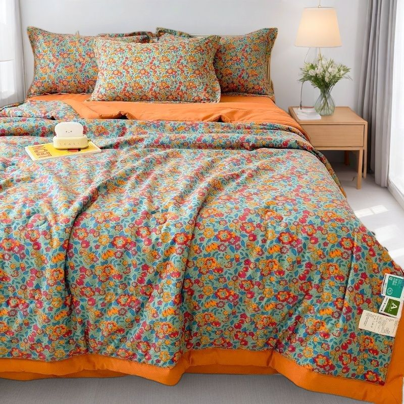 🎉🔥Bestsellers van 2026🛏️Lichtgewicht zomerdekbed met bloemenprint